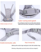 Baby Strap Front And Back Two Use Multi-functional Four Seasons Universal