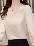 Women's Three-quarter Sleeve Chiffon Shirt