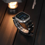 Mechanical Style Cowhide Modified Strap