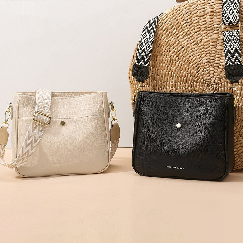 Leather Casual Shoulder Messenger Bag Top Layer Cowhide