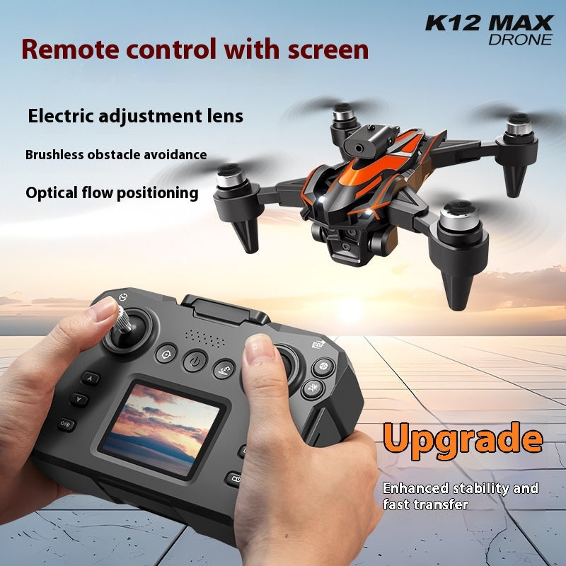 K12MAX Brushless UAV Folding With Screen Remote Control Aerial Photography