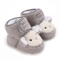 0-12 Months Old Male And Female Baby Thickened Non-slip Cartoon Cotton Shoes