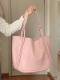 Large Capacity Soft Leather Tote Shoulder Bag Women